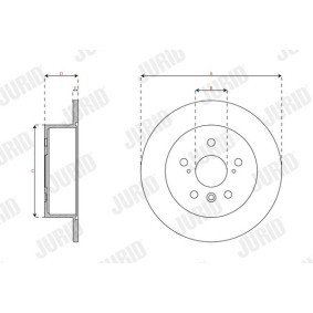 Zubehörsatz, Bremsbacken 771058J von JURID günstig für 12,89 € online kaufen