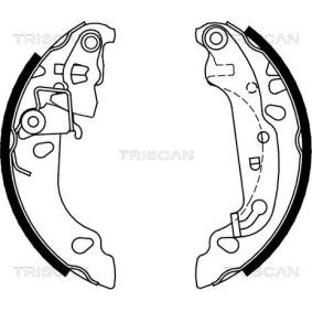 Bremsbackensatz von TRISCAN