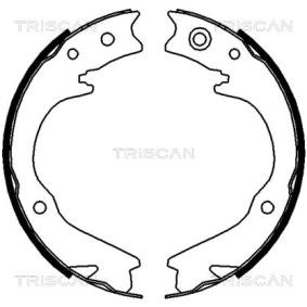 Bremsbackensatz, Feststellbremse für SUBARU von TRISCAN