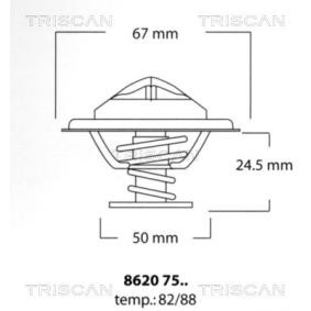 Kühlwasserthermostat von TRISCAN