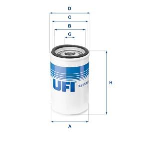 Ölfilter 23.151.00 von UFI günstig für 9,03 € online kaufen