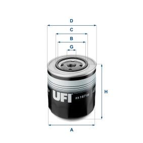 Ölfilter 23.167.00 von UFI günstig für 8,98 € online kaufen