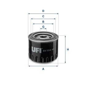 Ölfilter 23.194.00 von UFI günstig für 6,71 € online kaufen