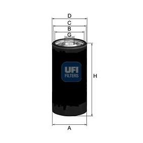 Ölfilter für IVECO von UFI