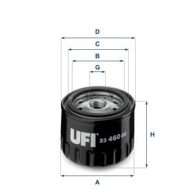 Ölfilter 23.460.00 von UFI günstig für 10,75 € online kaufen