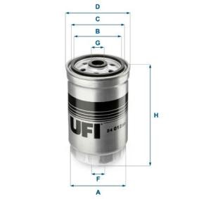 Compre Filtro de combustível da UFI 24.012.00 a um preço baixo por 21,48 €
