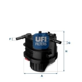 Kraftstofffilter 24.015.00 von UFI günstig für 28,76 € online kaufen