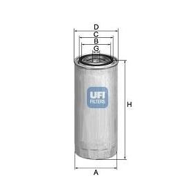 Kraftstofffilter für IVECO von UFI