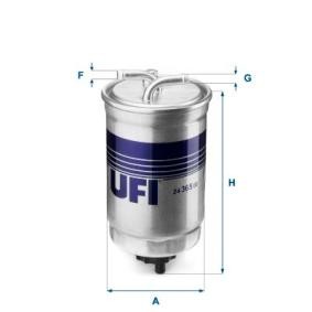 Kraftstofffilter 24.365.00 von UFI günstig für 12,48 € online kaufen