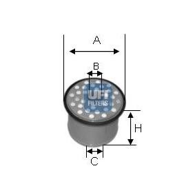 Kraftstofffilter 24.390.00 von UFI günstig für 8,63 € online kaufen