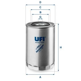 Kraftstofffilter für IVECO von UFI