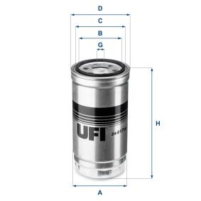 Kraftstofffilter 24.417.00 von UFI günstig für 18,48 € online kaufen