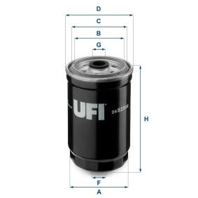 Kraftstofffilter für LAND ROVER von UFI
