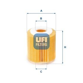 Ölfilter für MAZDA von UFI