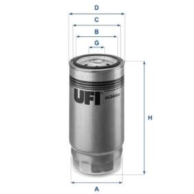 Ölfilter für MASERATI von UFI