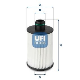 Ölfilter 25.088.00 von UFI günstig für 16,80 € online kaufen