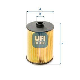 Ölfilter 25.089.00 von UFI günstig für 12,13 € online kaufen