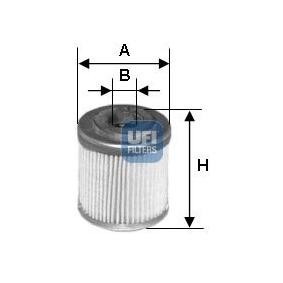 Ölfilter für PORSCHE von UFI