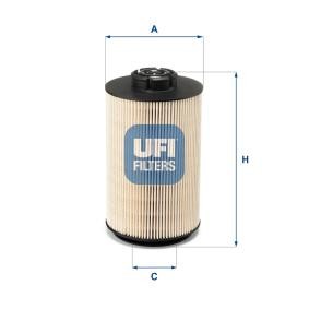 Kraftstofffilter für RENAULT TRUCKS von UFI