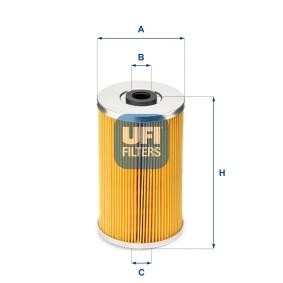 Kraftstofffilter für PEUGEOT von UFI
