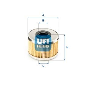 Kraftstofffilter 26.686.00 von UFI günstig für 5,30 € online kaufen