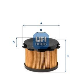 Kraftstofffilter 26.688.00 von UFI günstig für 8,22 € online kaufen