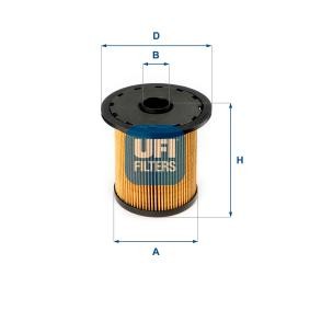 Kraftstofffilter für RENAULT von UFI