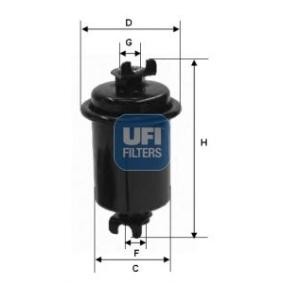 Compre Filtro de combustível da UFI 31.550.00 a um preço baixo por 14,12 €
