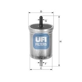 Kraftstofffilter für RENAULT von UFI