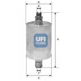 Kraftstofffilter für PORSCHE von UFI