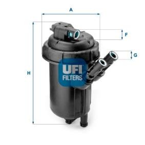 Kraftstofffilter für OPEL von UFI