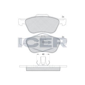 Bremsbeläge für NISSAN von ICER