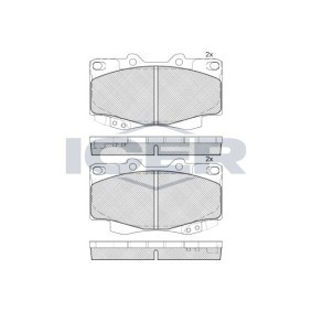 Bremsbeläge für TOYOTA von ICER