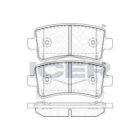 Bremsbeläge für CADILLAC von ICER