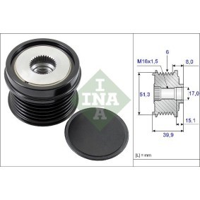 Generatorfreilauf 535 0252 10 von INA günstig für 68,98 € online kaufen