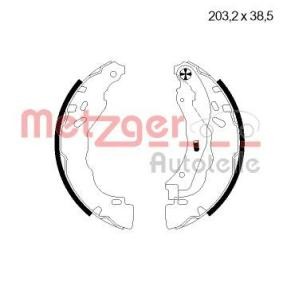 Bremsbacken des Herstellers METZGER - Originalware Artikelnummer: MG 124