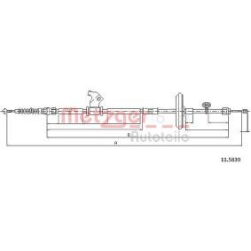 Handbremsseil 11.5830 von METZGER günstig für 26,80 € online kaufen