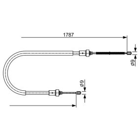 Acquista Cavo freno a mano da BOSCH 1 987 482 410 a buon mercato per soli 24,32 €