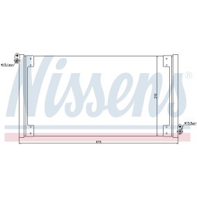 Achetez des Condenseur, climatisation NISSENS 940025 à prix pour 116,80 €