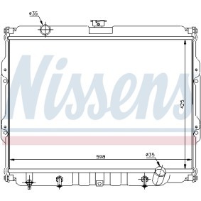 Achetez des Radiateur de chez NISSENS en ligne pour GALLOPER II (JK-01) à prix modérés