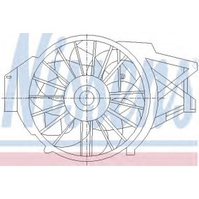 Kühlerlüfter 85395 FORD USA von NISSENS