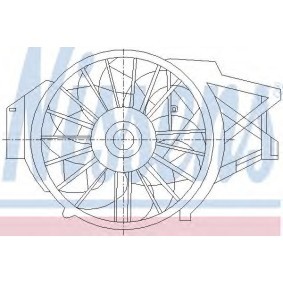 Kühlerlüfter 85397 FORD USA von NISSENS