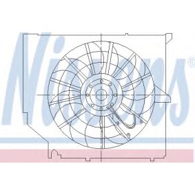 Acquista Ventola, Condensatore climatizzatore da NISSENS 85009 a buon mercato per soli 58,96 €