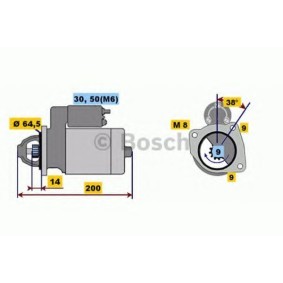 Anlasser 0 001 116 005 von BOSCH günstig für 279,98 € online kaufen