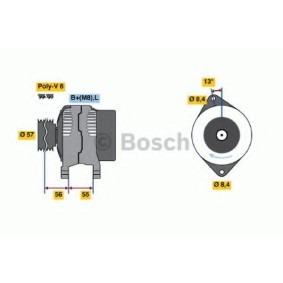 Lichtmaschine 0 123 315 016 von BOSCH günstig für 460,20 € online kaufen