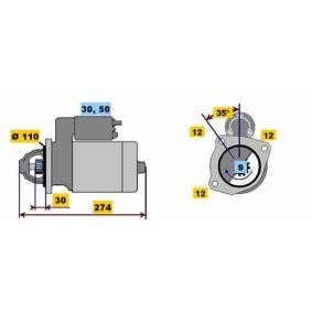 Anlasser für FIAT von BOSCH