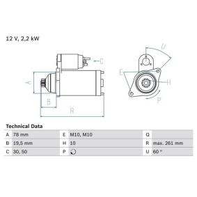 Anlasser 0 986 023 220 von BOSCH günstig für 234,36 € online kaufen