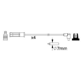 Zündleitungssatz 0 986 357 158 von BOSCH günstig für 27,02 € online kaufen