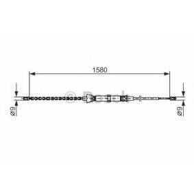 Handbremsseil 1 987 477 678 von BOSCH günstig für 13,67 € online kaufen