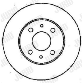 Achetez des Disque de frein JURID 561387J à prix pour 78,80 €